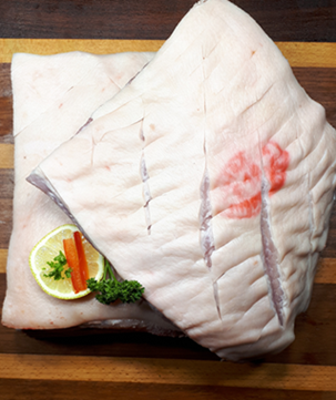 PORK BELLY (EST. 2 - 2.5KG) "SCORED BONE IN"